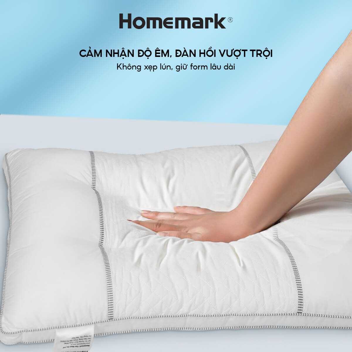 Ruột Gối Kiều Mạch Homemark 50x70cm – Thiết Kế Cao Cấp, Êm Ái, Thoáng Khí, Nâng Đỡ Cổ Vai Gáy