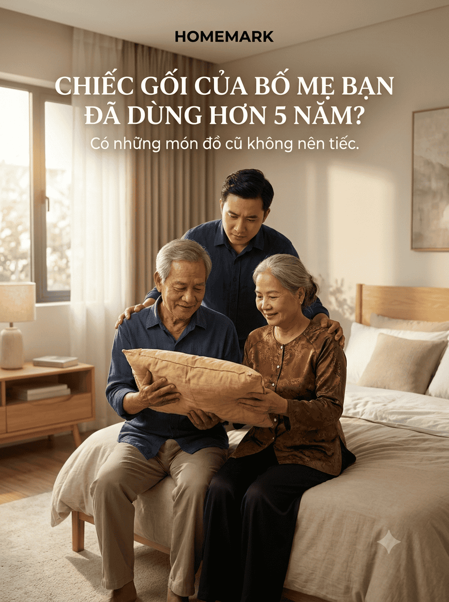 Chiếc Gối Của Bố Mẹ Bạn Đã Dùng Hơn 5 Năm? Đây Là Lúc Bạn Nên Kiểm Tra