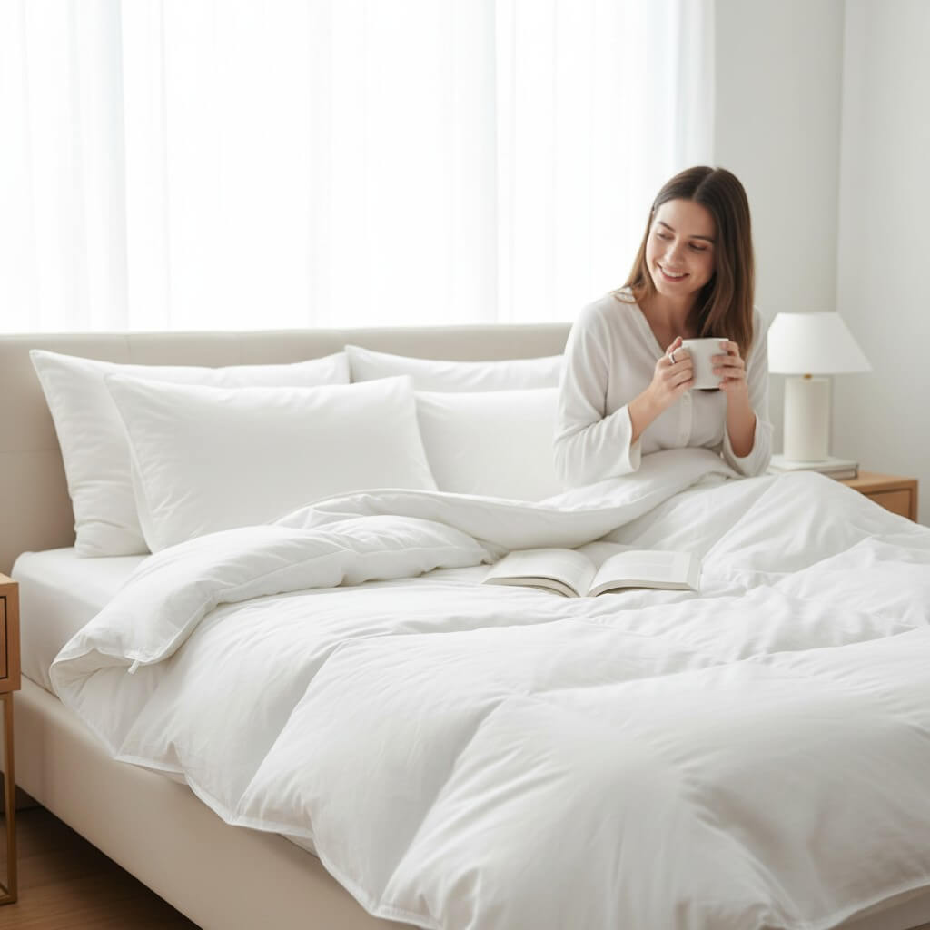 Tại Sao Chăn Càng Nhẹ Giúp Bạn Ngủ Càng Sâu?  Giải Mã Bởi Chuyên Gia Giấc Ngủ