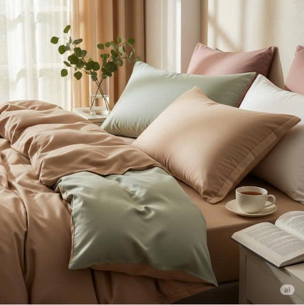 Lụa Tencel 60s – Chất liệu chăn ga gối đỉnh cao cho giấc ngủ mềm mịn và kháng khuẩn tự nhiên