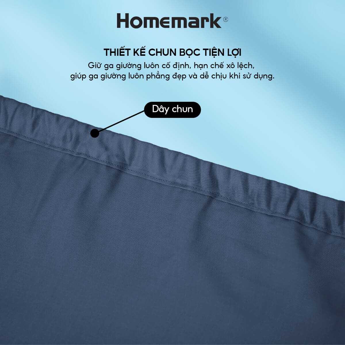 Ga Giường Tencel 60s Cao Cấp Homemark 160x200 180x200 Lụa Mềm Mịn, Thoáng Khí, Sang Trọng