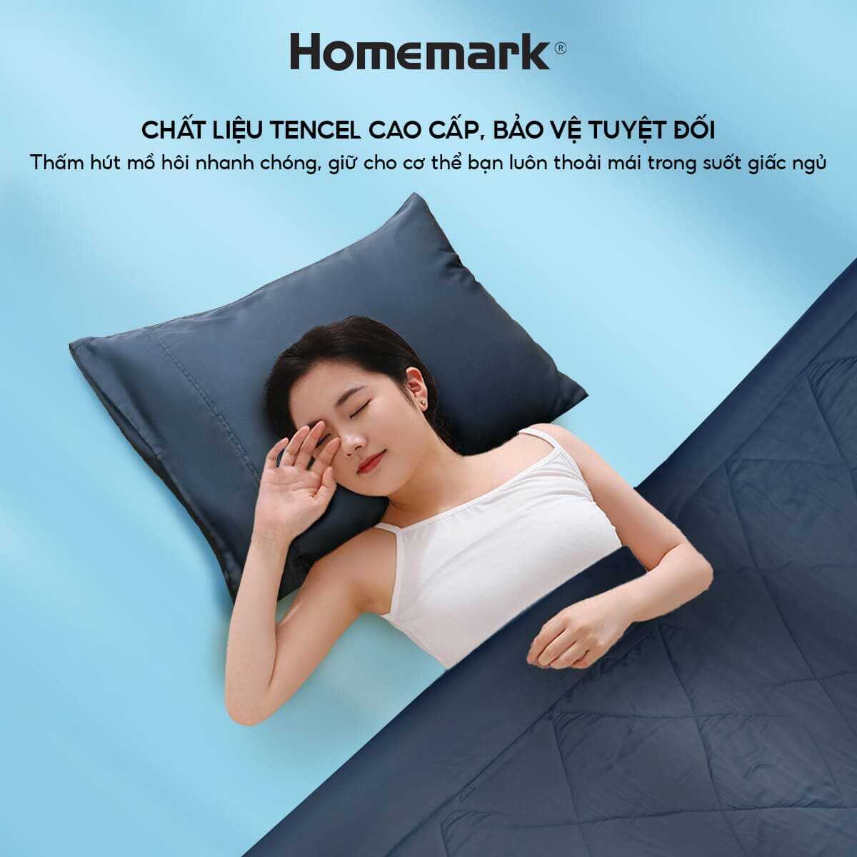 Chăn Hè Cao Cấp Homemark 200x220 Vải Tencel Mềm Mịn, Chống Dị Ứng, Thoáng Khí