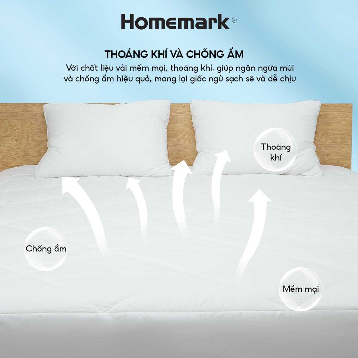 Ruột Chăn Bông Lông Vũ Nhân Tạo Homemark 100% Sợi Synthetic Fiber Siêu Nhẹ, Thoáng Khí, 200x220cm