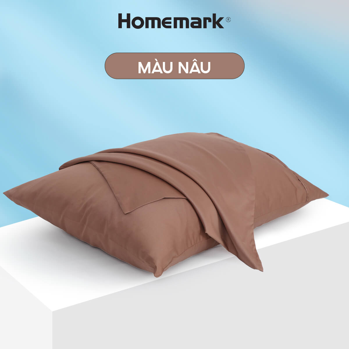 Vỏ Gối Cotton Sateen 100% Cao Cấp 50x70cm Mềm Mại, Thoáng Khí, Chống Nhăn