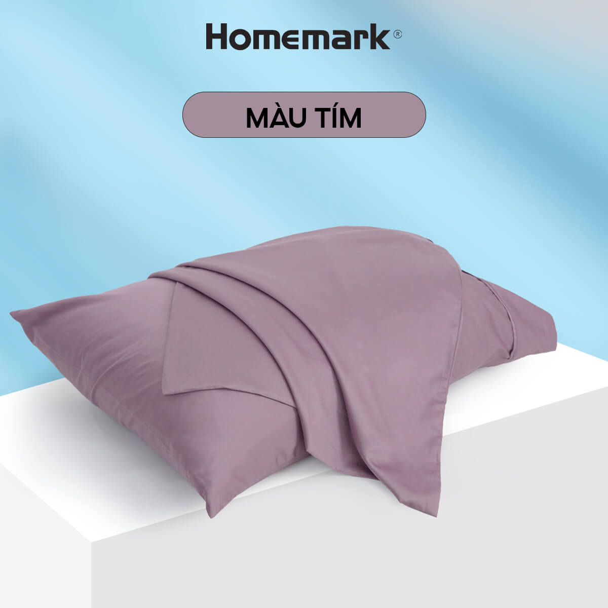 Vỏ Gối Cotton Sateen 100% Cao Cấp 50x70cm Mềm Mại, Thoáng Khí, Chống Nhăn