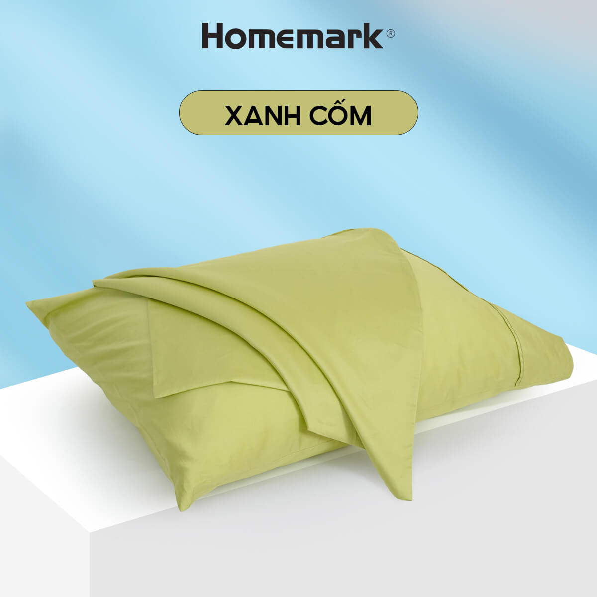 Vỏ Gối Cotton Sateen 100% Cao Cấp 50x70cm Mềm Mại, Thoáng Khí, Chống Nhăn